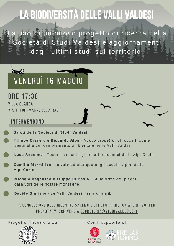 La Biodiversità delle Valli Valdesi