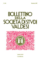 Indice Bollettino SSV  N. 201- Dicembre 2007