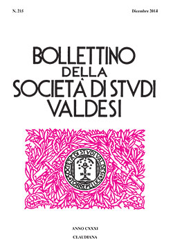 Indice Bollettino SSV  N. 215 - Dicembre 2014