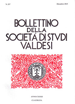 Indice Bollettino SSV  N. 217 - Dicembre 2015