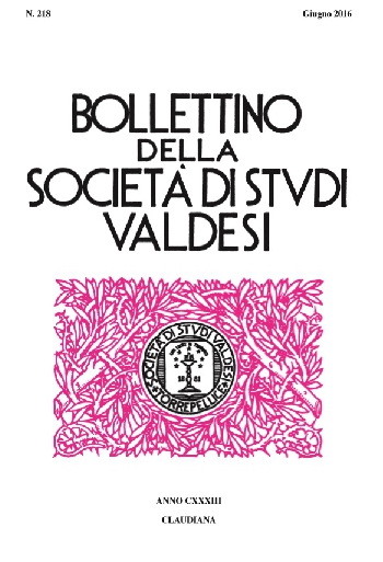 Indice Bollettino SSV  N. 218 - Giugno 2016