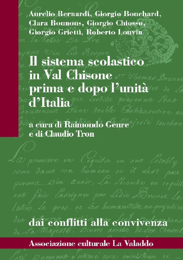 Il sistema scolastico in Val Chisone prima e dopo l'Unità d'Italia