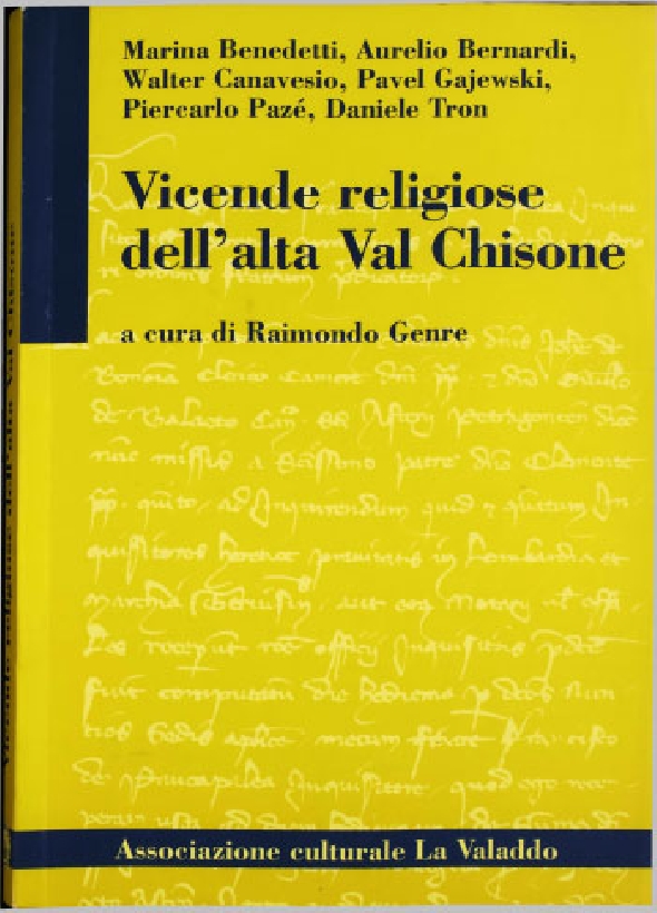 Vicende religiose dell'alta Val Chisone