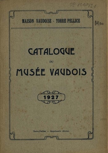 Catalogue du Musée Vaudois - 1927