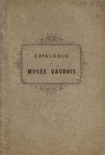 Catalogue du Musée Vaudois