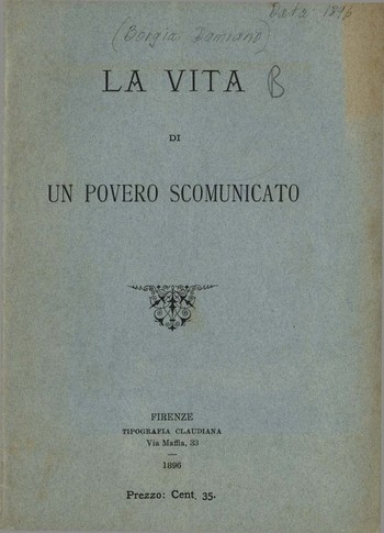 La vita di un povero scomunicato, D. Borgia