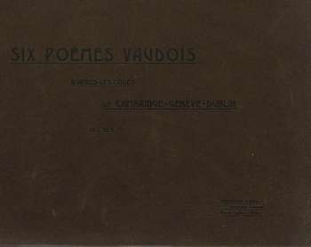 Six poèmes vaudois, A.A. Pons