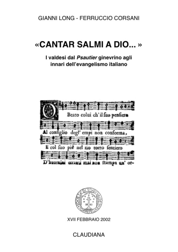2002 - «Cantar salmi a Dio...»
