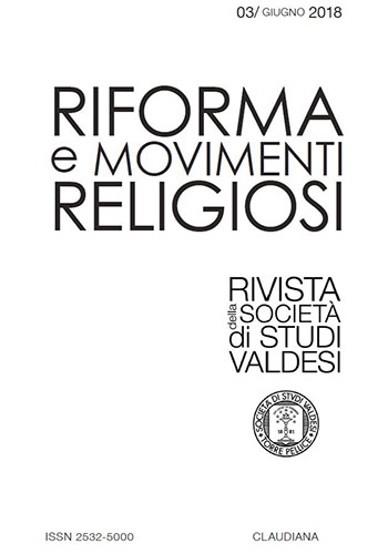 Riforma e movimenti religiosi n. 3